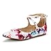 DREAM PAIRS Women's Sole-Strappy Ankle Straps Flats Shoes