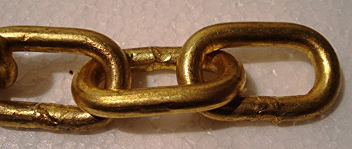 BRASS BLESSING : 4 feet SOLID BRASS CHAIN - 0 Gauge - 8 mm - Heavy Duty (5199) - Thumbnail 7
