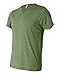 BELLA+CANVAS 3415 Unisex Triblend Short Sleeve V-Neck Tee - Green Triblend44; Large