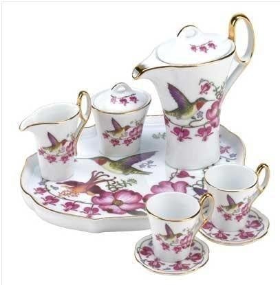 Humming Bird Colonial Victorian Tea Time Set Fits 18" American Girl Doll Felicity Samantha Elizabeth Molly