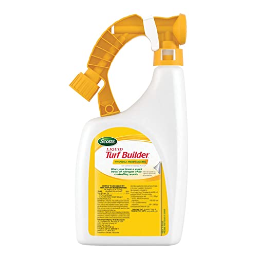Scotts Liquid Turf Builder with Plus 2 Weed Control, Liquid Weed Killer
