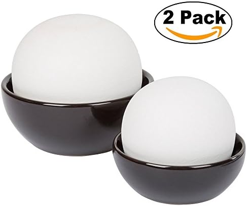 Air Humidifiers - Cool mist diffusers for Bedrooms - Decorative ceramic with natural water - Cordless, non-electric, noiseless - Great for babies - Can be used by any age - [Set of 2]