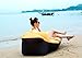 HAKE Dual Purpose Inflatable Sofa with Portable Carry Bag for Outdoor and Indoor use (U-Shape Pillow+Chair) (Orange Lounger)