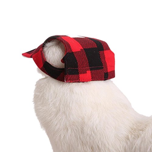 image for Nacome Dog Hat, Pet Baseball Cap Dogs Sport Hat Visor Cap with Ear Hol