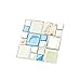 New Idea Tile Kitchen Bath Backsplash Accent Wall Decor TST Glass Metal Tile Marine Animals Icon Beach Style Inner Conch Sea Blue Mosaic Tiles TSTNB11 (1 Sample 6x6 Inches)
