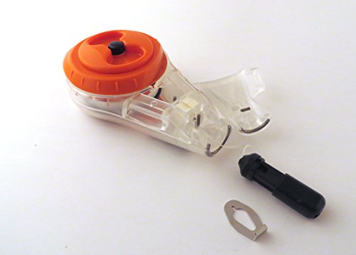 SINWA Shinwa measurement Handy choke line Neo Automatic winding fine thread Valencia Orange 77963 4960910779631