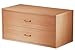 Foremost 327922 Modular Large 2-Drawer Cube Storage System, Honey