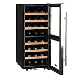 Koldfront TWR247ESS24 Bottle Free Standing Dual Zone Wine Cooler - Black and Stainless Steel