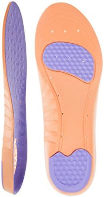 DJMed Stamina - Soft Shoe Anti-Fatigue Cushion Insoles - Inserts Support Standing, Running, Sore Feet, Hiking, Heel Pain (Womens 7-10)