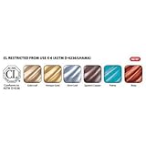 Amaco Rub 'n Buff Metallic Finishes Sampler Set II, 6 Colors (76344D)