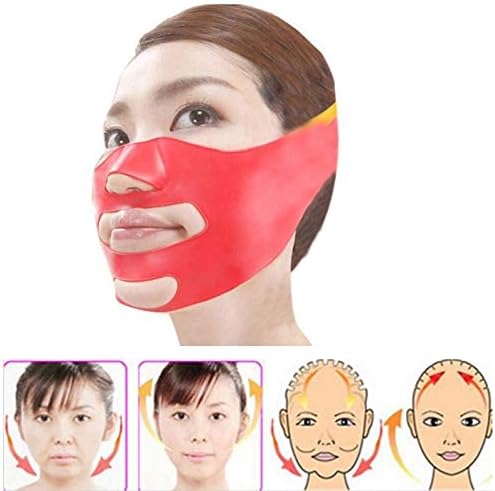 LanDream Face Slimming Cheek Mask,3D Silicon Face Lift Masks Facial Neck Beauty Belt