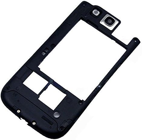 Central FRAME for Samsung S3 i9300, Black middle plate FRAME by Ellenne Store