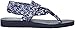 Skechers Cali Women's Meditation Squad Goals Toe Ring Sandal, Navy Bandana, 9 M US