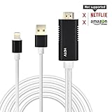 BOJECHER Phone to HDMI Adapter Cable 1080PHDMI Video AV Cable Connector HDTV Adapter Cable 5.9Ft【not Support BT Sport, MovieBox etc Paid and Subscription Services】