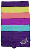 ToBeInStyle Women's Pack of 6 One Size Boyshorts in Multiple Styles