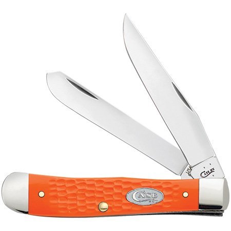 Case Cutlery 10470 Orange SparXX Trapper Pocketknives