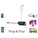 Kingm MHL HDMI Adapter, Micro USB to HDMI Adapter, MHL to HDMI HDTV Adapter, HDMI Phone Adapter, MHL to HDMI, MHL to HDMI HDTV Converter Cable