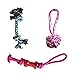 Dog Chew Toys for Small to Medium Dogs, Includes Frisbee and Rope Toys