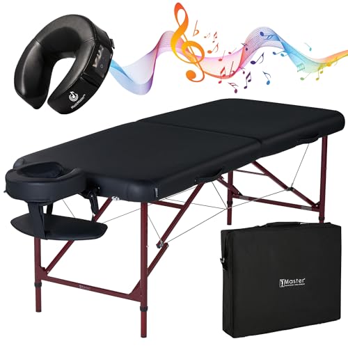 Master Massage Zephyr Lightweight Portable Massage Table Package with Extra Mus…