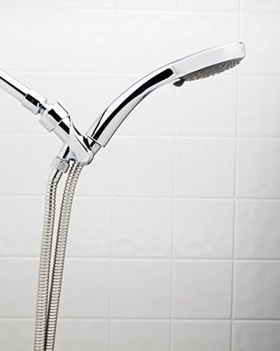 Fire Hydrant Spa Plaza Deluxe Spa Carmel Rain Handheld Shower Head with 59 Stainless Stretch Hose by Take A Shower LLC