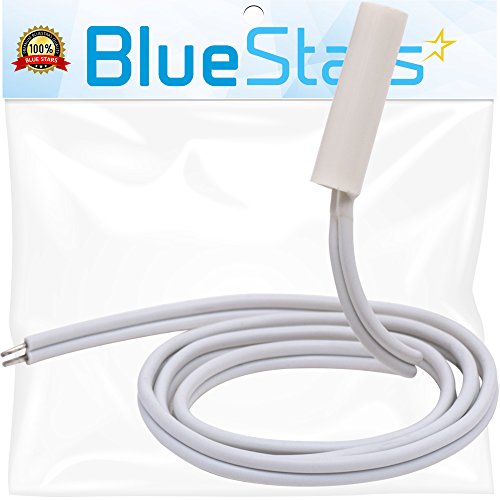 Ultra Durable WR55X10025 Refrigerator Temperature Sensor replacement by Blue Stars - Exact Fit for General Electric & Hotpoint Fridges - Replaces 914093 AP3185407