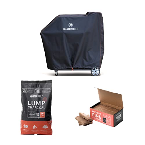 Masterbuilt Gravity Series 560 Digital Charcoal Grill Cover + Lump