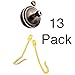 Plant Yoyo Hangers - 10 Pack - 2 Hooks - Plant Support for Stems & Branches with Heavy Buds, Colas, Flowers, Fruits & Vegetables - Great for Grow Tent, Grow Room, and Garden