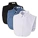 ANZERMIX Women's Detachable Fake Collars Half Shirt Blouse Pack of 3 (Peaked Collar)