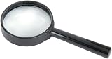 Mercury Handheld Magnifying Glass 6x Magnification Black 65mm Lens view 1