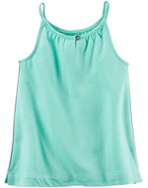 Girl's Turquoise Jersey Tank Silver Piping (6 Months)