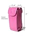 MyEyeglassCase Pink Double Eyeglass Case | Semi Soft Glasses case with magnetic closure | Dual Eyeglass Case for Women & Men (IP822 Pink2)