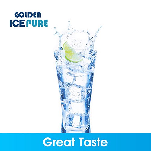 Golden Icepure MWF Replacement Refrigerator Water Filter, Compatible with GE MWF,SmartWater,FMG-1,MWFP,MWFA,GWF,GWFA,Kenmore 469991 (4-Pack) - Thumbnail 7