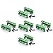 Electronics-Salon 5 Sets DIN Rail Mounting Adapter Bracket Holder Carrier Clips, for 35mm, 32mm or 15mm DIN Rail.