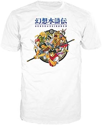 Suikoden Men's Box Art T-Shirt White