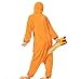 TyGRRwear Pokemon Charmander Fleece Onesie Cosplay Pajamas Costume