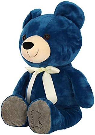 Tickos Teddy Bear Kids Stuffed Animal,Plush Rag Doll Soft Toy Teddy Bear Shadow Bear Girl Valentine's Day Gift, Children's Gift (Royal blue, 25cm)