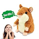 Tuko Talking Hamster Repeats What You Say, Electronic Pet Talking Plush Toy