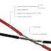 BNTECHGO 14 Gauge Silicone Wire Spool red and Black Each 25ft Flexible 14 AWG Stranded Tinned Copper Wire