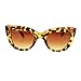 Womens Thick Plastic Frame Retro Vintage Style Cat Eye Sunglasses