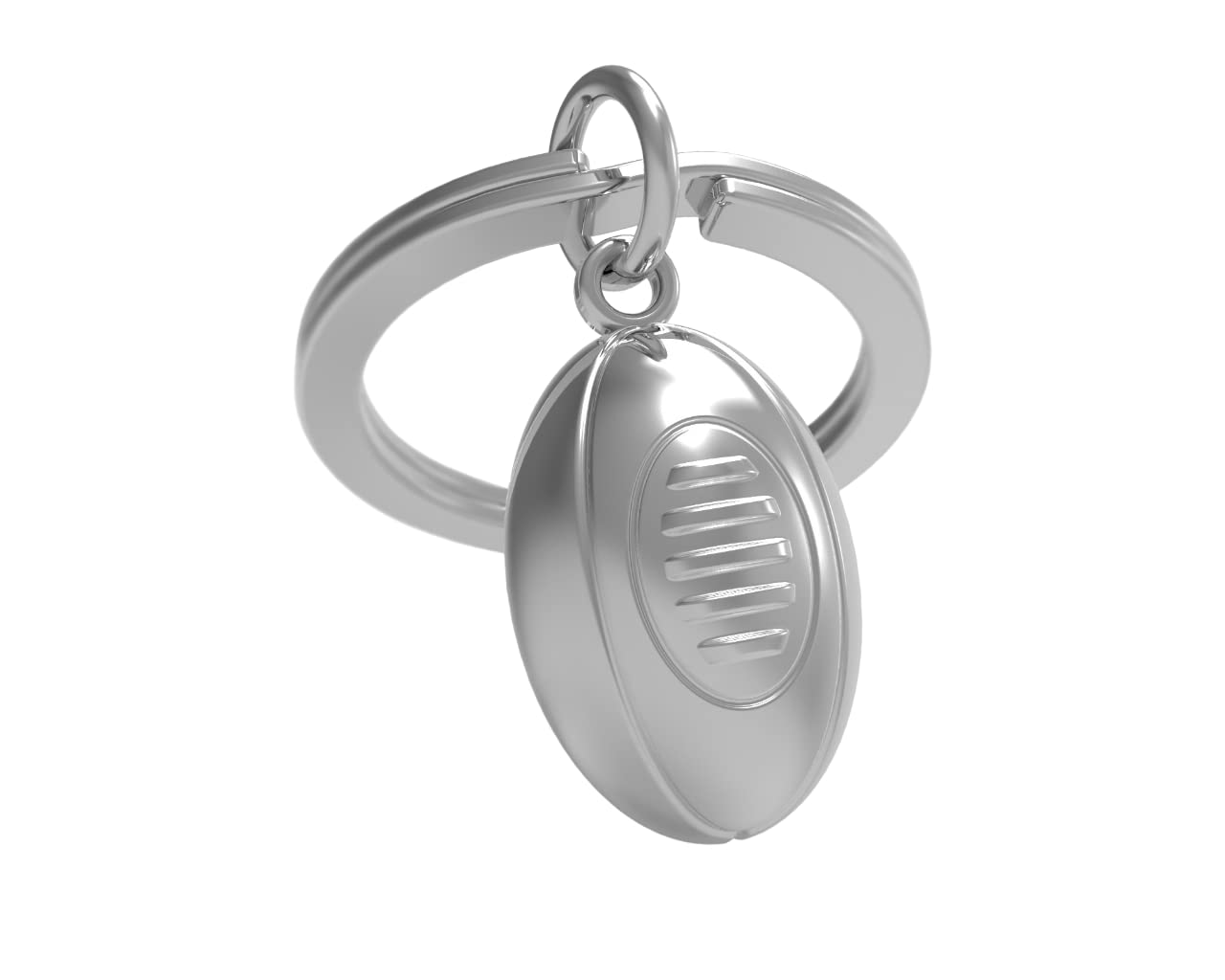 Metalmorphose MTM281-01 Footballer Keyring, metal, One Size, Rugby Ball