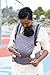 Baby Tula Free-to-Grow Baby Carrier 7 – 45 lb, Adjustable Newborn to Toddler Carrier, Ergonomic Inward Front and Back Carry, Easy-to-Use, Lightweight – Stormy, Gray