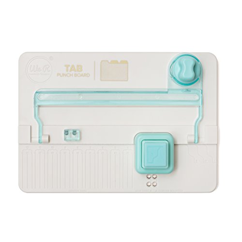 American Crafts 663105 We R Memory Keepers Punch Board Tab Punch Board
