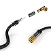 KabelDirekt – SAT Cable, Coaxial – Internet, Satellite Cable – TV/Aerial/Coax Cord, F-Connector – Designed in Germany – 90° Angled/Straight – 20ft (Radio, DVB-C/DVB-S2 – Black)