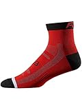 Fox Racing Performance 4in Socks Red/Black, S/M - Men's
