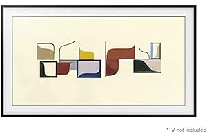 SAMSUNG 43-inch Class The Frame Customizable Bezel - Black (SCFT43BL/ZA, 2020 Model)