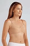 Amoena Women's Ruth Cotton Wire-Free Bra, Nude, 34D