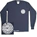 Sex Wax Mens Pinstripe Long Sleeve Tee in Navy