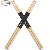 WOGOD 5A Drum Sticks Maple Drumsticks (Two pair)