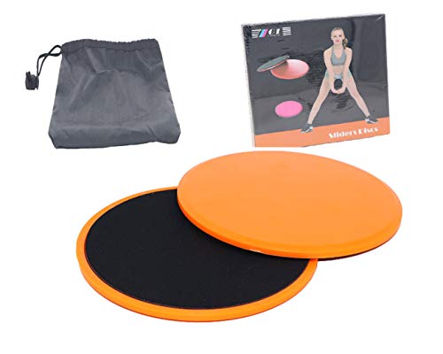 ITTA-Gliding-Discs-Double-Sided-Slider-Discs-Exercise-Sliders-2-Dual-Sided-Gliding-Sliding-Discs-for-Core-Fitness-Gym-Carpet-and-Hardwood-Floors-Home-Abdominal-Exercise-Equipment