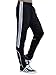 Men's Performance Active Running Jogger Light Weight Soccer Training Pants (US Small/Label X-Large, White)